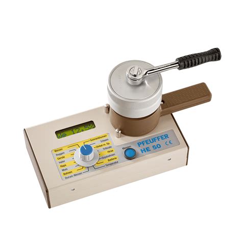 Oat Flour moisture meter|pfeuffer 50 grain humidity meter.